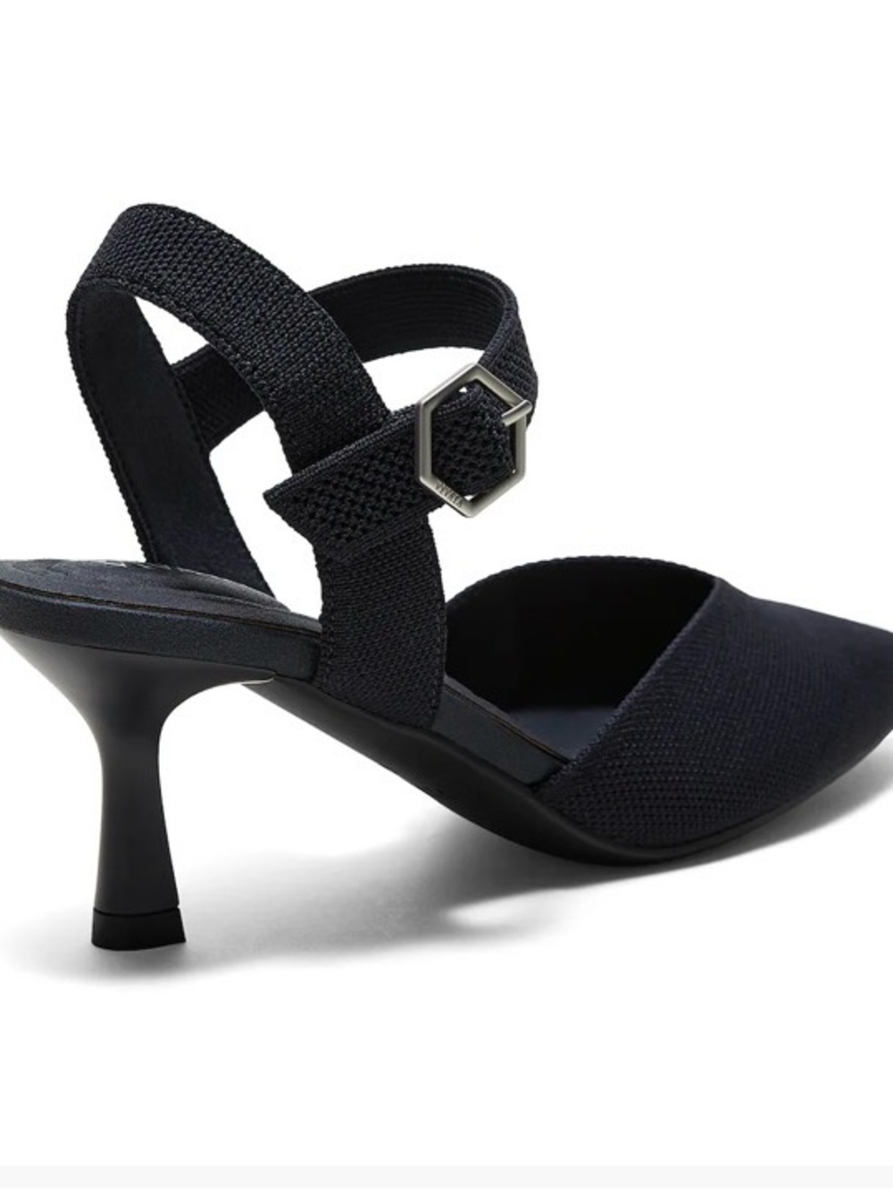 Antonella Pointed Slingback Heel in Black